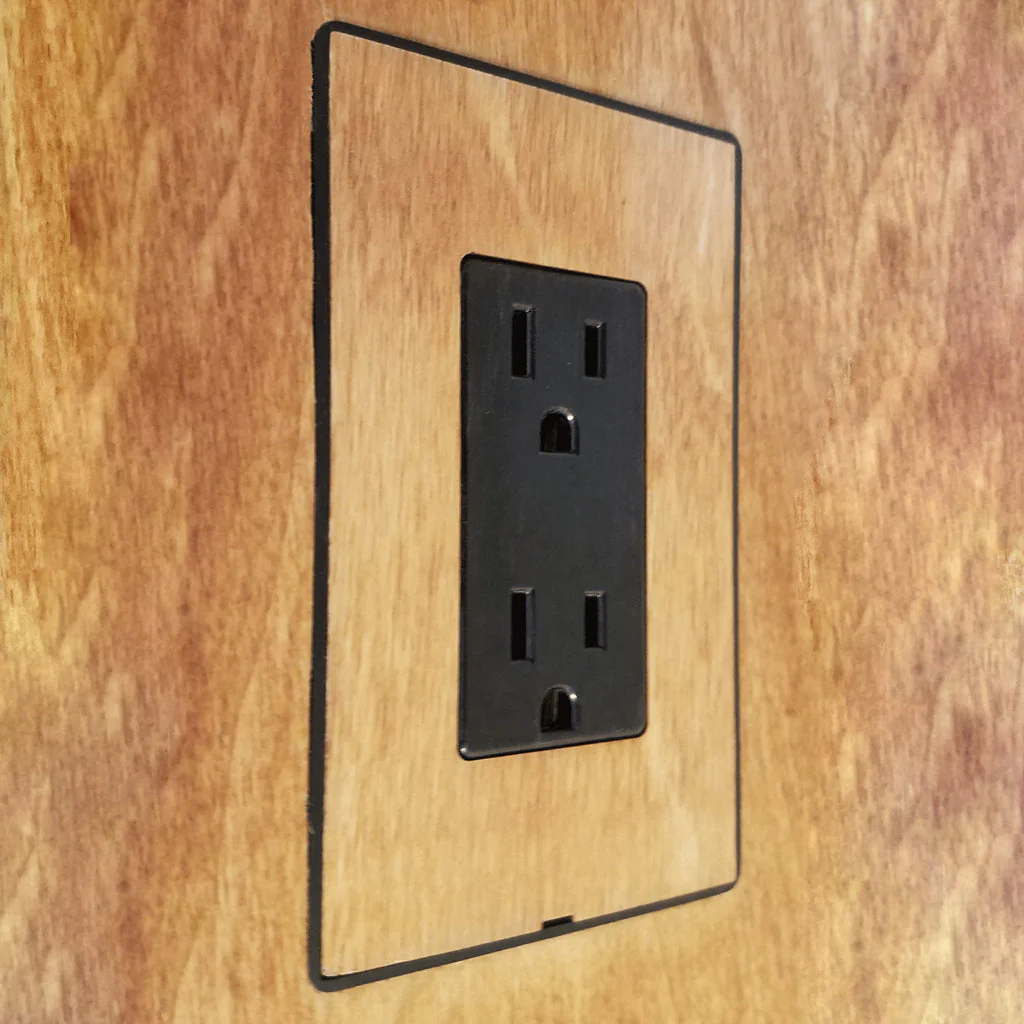 Smoothline Flush Mount Wall Plate: Alternate Material Mount - Image 3