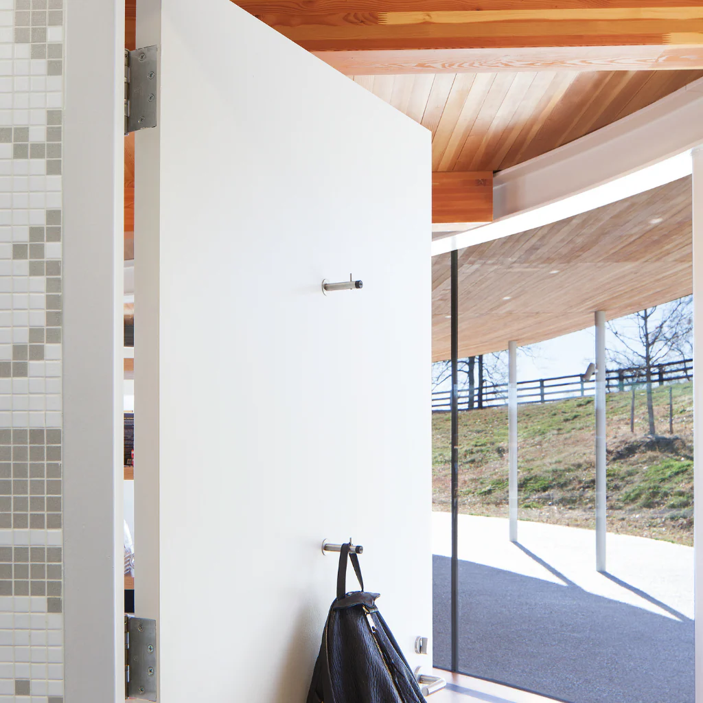 Knud Wall Door Stop Long with Coat Pin - Image 3